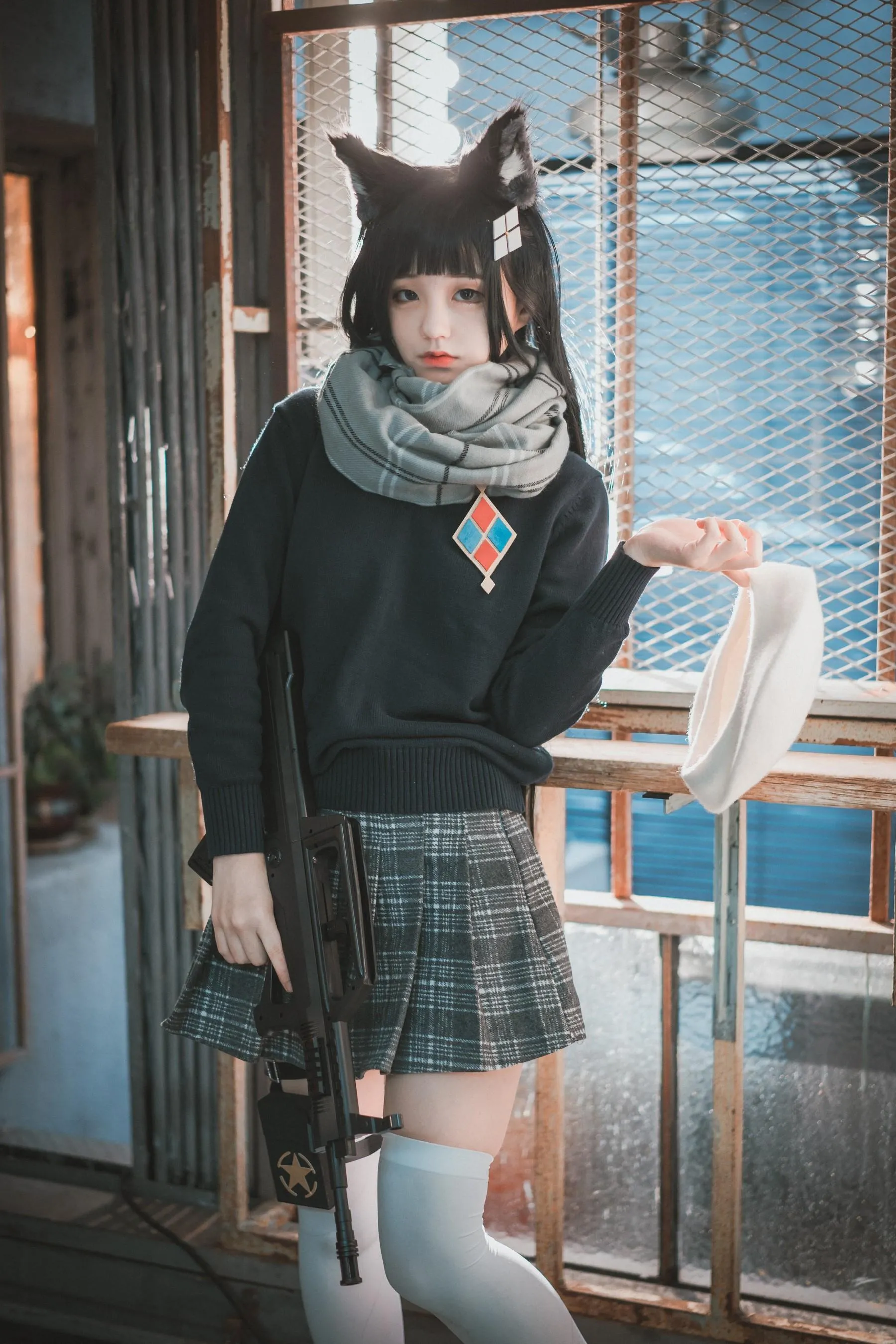 Jenny 정제니 – NO.19 [DJAWA] Type95 Pure White Graduation Girls Frontline [33P]插图4
